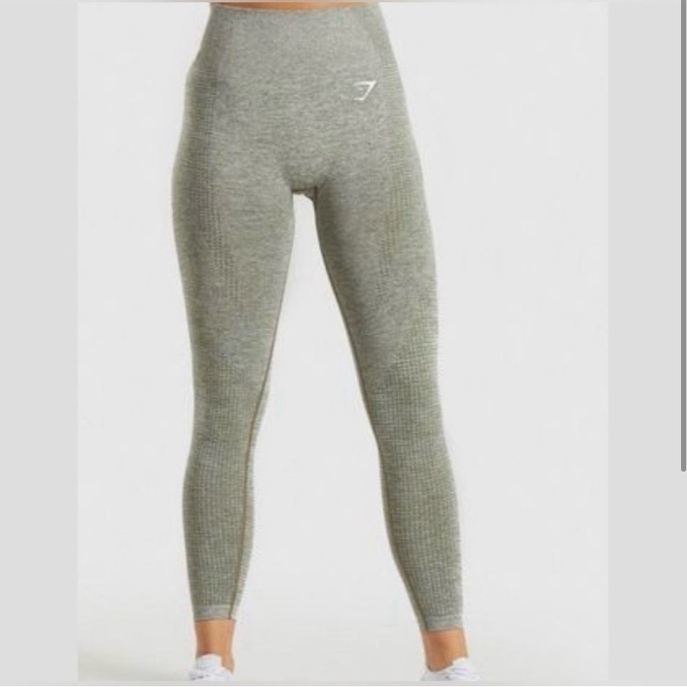 Gymshark Khaki VITAL SEAMLESS 2.0 LEGGINGS